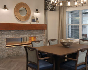 Dining Area on the premises of Springwater at Waterman Village